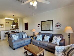 Living Area with Sofa Sleeper