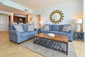 Silver Beach Towers West 1202 - Living Area