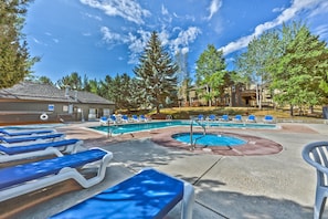 Communal Seasonal Pool and Year Round Hot Tub