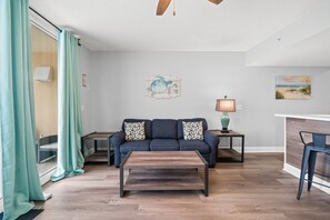 Gulf View Living Room with Sleeper Sofa