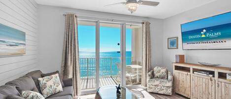 Majestic Sun 1008A - Beach Views From Living Area w/ HDTV