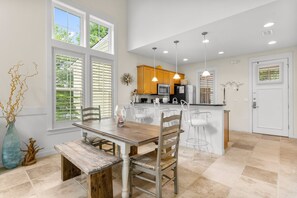 Open Concept Living, Dining & Kitchen
