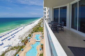 Silver Beach Towers East 1502 - Balcony View of Pools