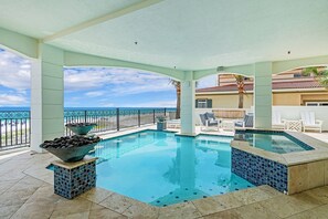 Palazzo del Mar - Luxury Beachfront Vacation Rental House with Private Pool and Personal Beach Access in Crystal Beach Destin, Florida - Five Star Properties Destin/30A