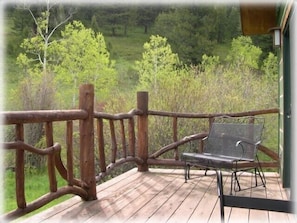 A great deck to take in the views.