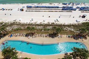 One of Two Gulf Front Pools