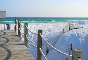 Beachwalk in front of Sea Oats