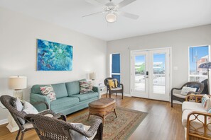 Open living area of the West side (A)