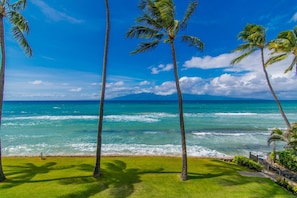 Enjoy the ocean front Papakea Resort (sandy beach is found on south side of the resort)