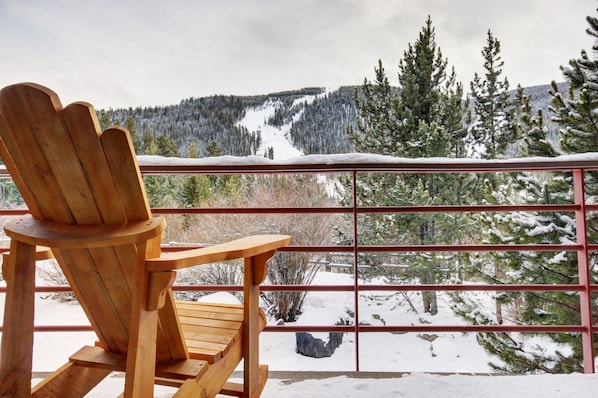 Spectacular mountain view form the balcony