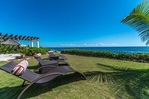 Outside Sun Loungers