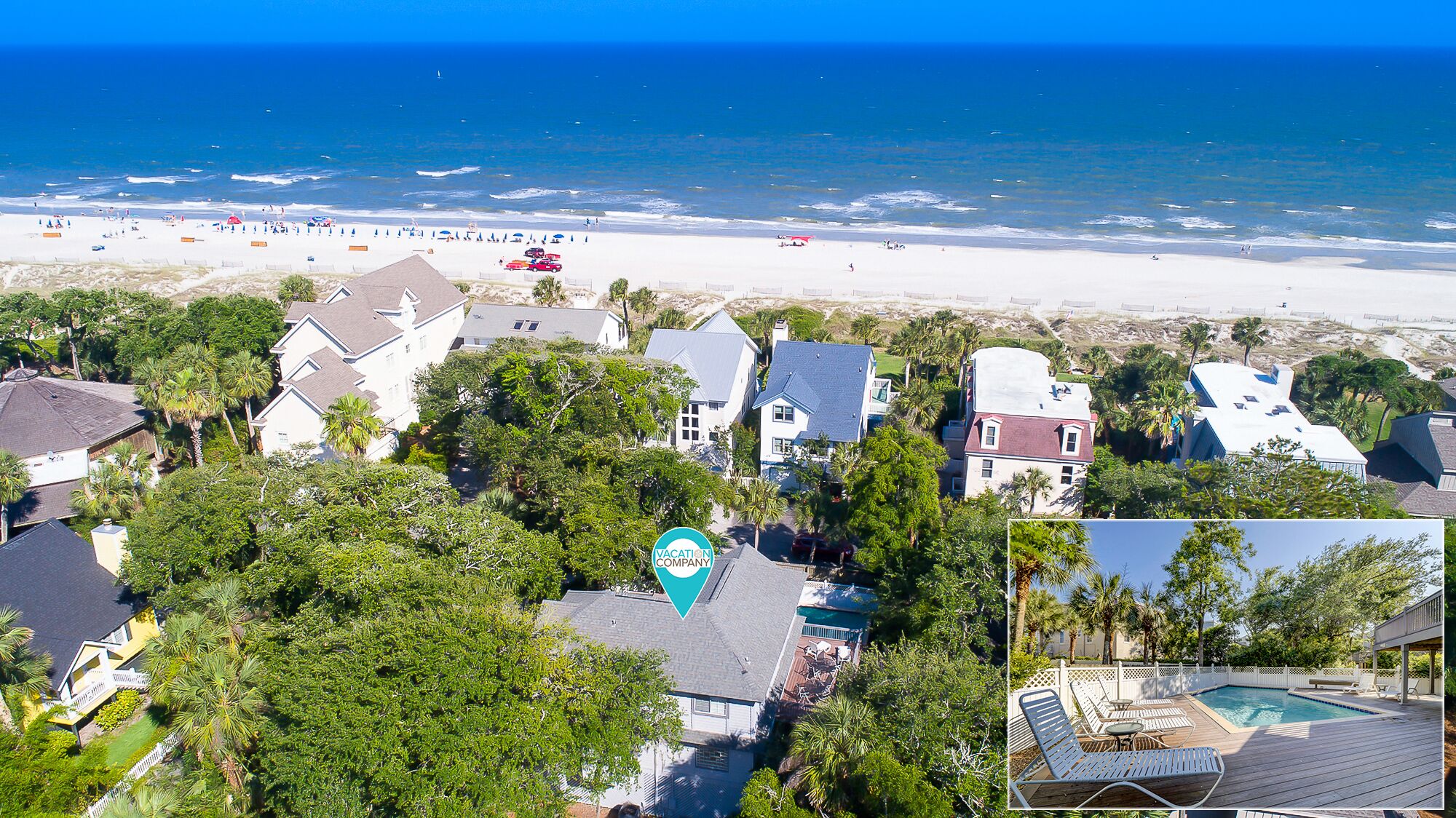2 Sea Spray-Steps to the Beach, 2nd Row (25 yards) Ocean w