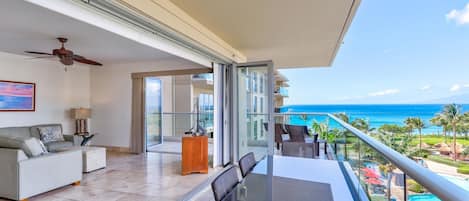 Say hello to stunning ocean & pool views in Hokulani 509