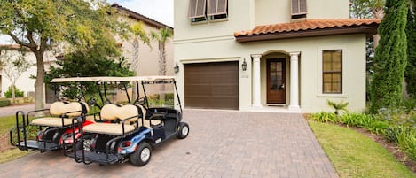 Two Private Use Golf Carts