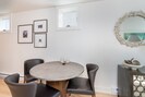Small dining area seating 3