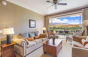 A rare 1 bedroom plus den boasting lush West Maui Mountain views
                