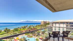 Watch stunning sunsets from your private lanai every evening