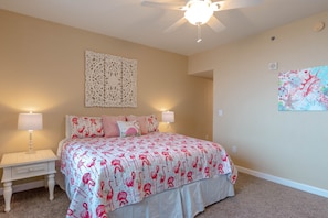 Gulf Front Primary Bedroom with King Size Bed