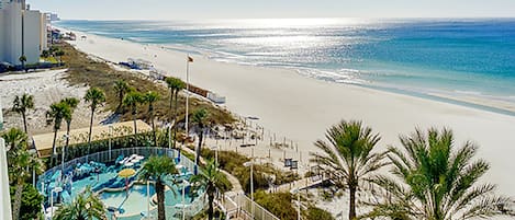 Vue sur la plage/l’océan