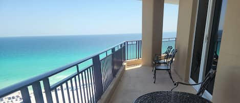 Balcony with Beautiful Beach Views