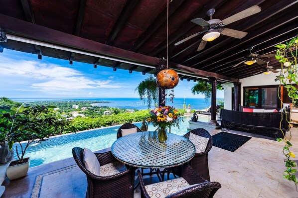 Open terrace with amazing views