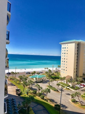 Vista para a praia ou o mar