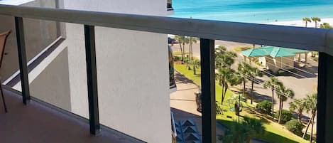 Enjoy the view from this balcony which runs the length of the condo!