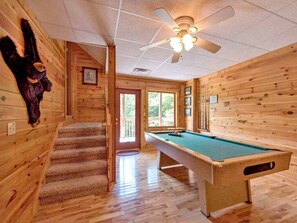 Game Room - Full Size Pool Table - Basement