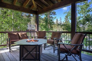 Relax by the outdoor fire pit