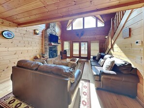 Living Room featuring new sofa furniture added in Summer 2024