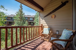 Private balcony, perfect for a morning cup of joe!