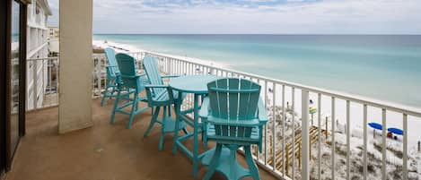 Balcony with Bar-Height Furniture