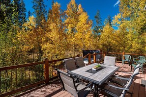 Grill & chill on the private deck