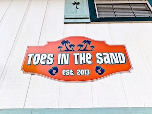 Toes in the Sand Exterior View