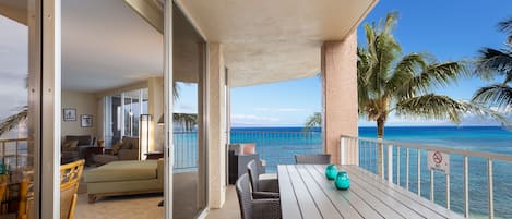 What better way to start your day than on this stunning lanai?