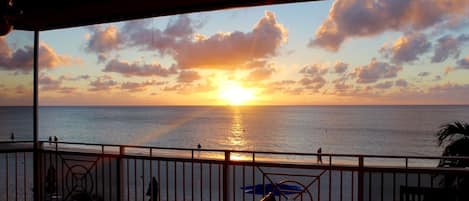 Sunset view from the balcony