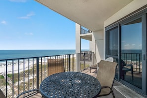 Private Balcony overlooking the Gulf