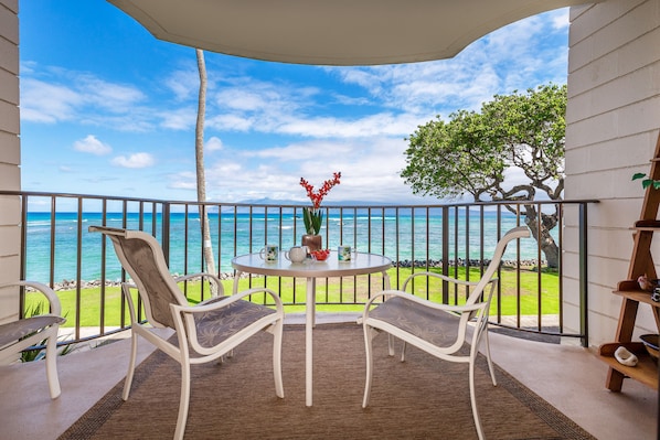 Take in the amazing view from your private lanai