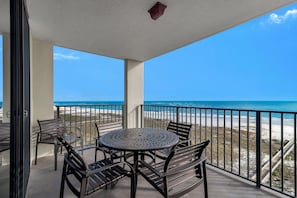 Private Balcony overlooking the Gulf