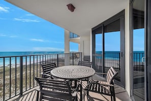 Private Balcony overlooking the Gulf