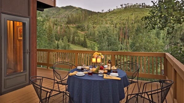 View from deck