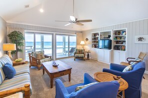 Gulf front living room