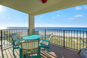 Private Balcony view overlooking the gulf