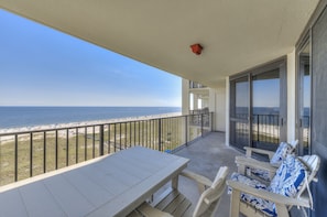 Private Balcony overlooking the gulf.