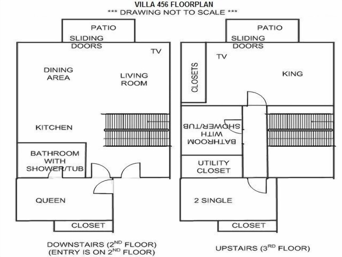 VILLA 456 – 3 bedrooms, 2 bathrooms and Pet Friendly Year Around