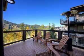 Enjoy the fresh air from the main level deck