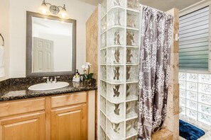 Bathroom Vanity and Shower