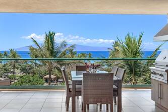 Maui Resort Rentals: Honua Kai Konea 402 – Direct Ocean Front 3BR w/ B.B.Q on Wrap Around Balcony