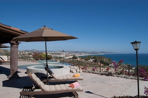 Lounge poolside with incredible views