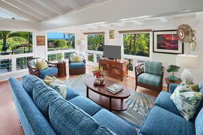 Enjoy family time in the living area